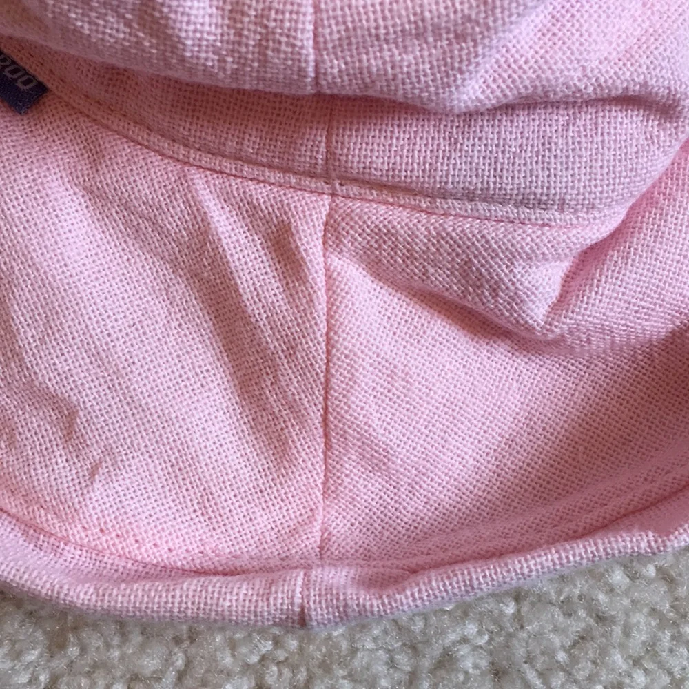 EUC pink brimmed summer hat